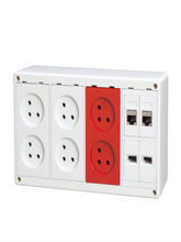 D-18 EHT box + 6 white sockets + adapter